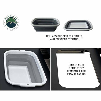 Cargo Box Kitchen With Slide Out Sink, Cooking Shelve and Slide Out Work Station Overland Vehicle Systems-6