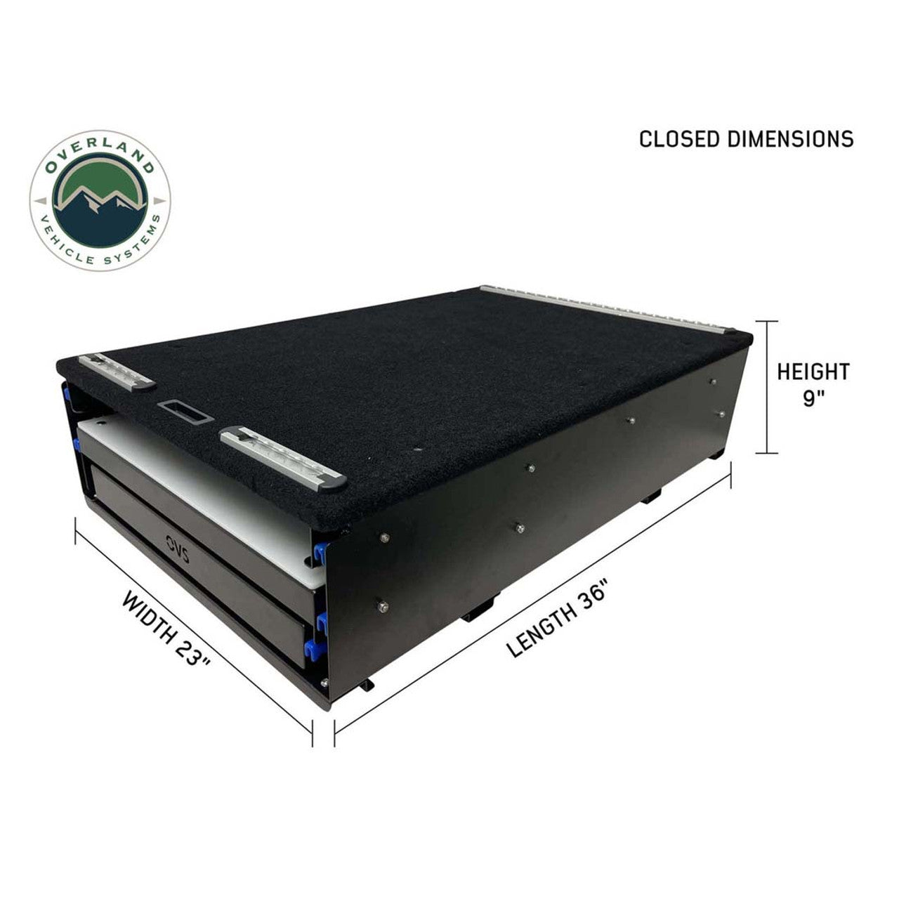 Overland Vehicle Systems Cargo Box Kitchen With Slide Out Sink, Cooking Shelve and Slide Out Work Station Overland Vehicle Systems