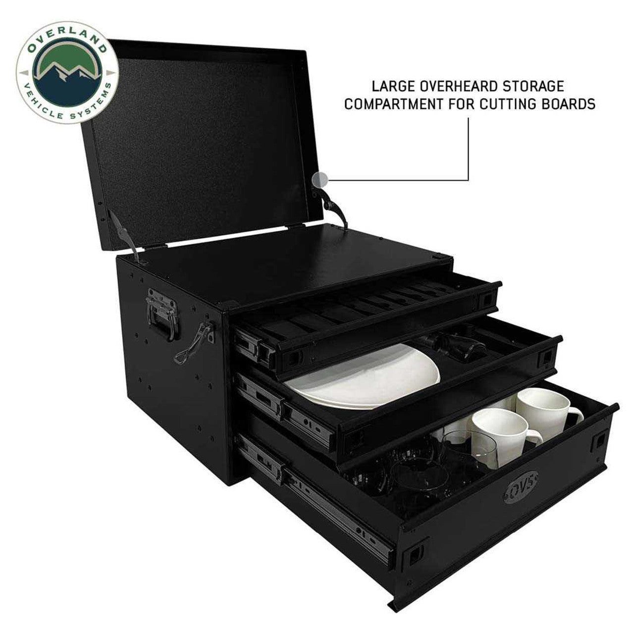 Kitchen Kit - 39 Piece Utensil, Aluminum Storage Box With Custom Cut Foam Overland Vehicle Systems-4