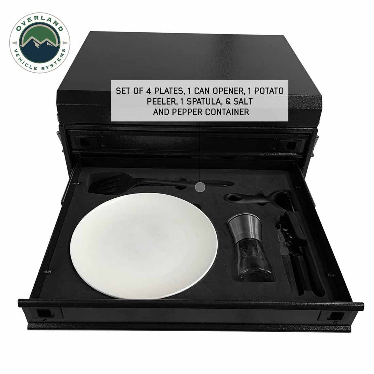 Kitchen Kit - 39 Piece Utensil, Aluminum Storage Box With Custom Cut Foam Overland Vehicle Systems-6