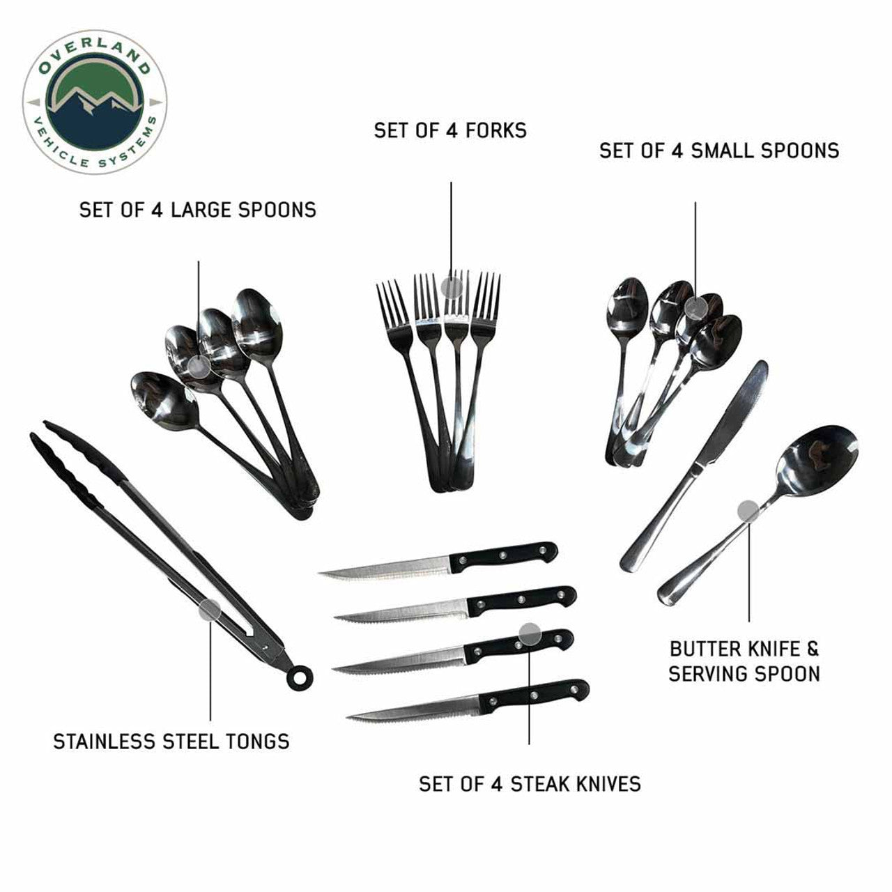 Kitchen Kit - 39 Piece Utensil, Aluminum Storage Box With Custom Cut Foam Overland Vehicle Systems-8