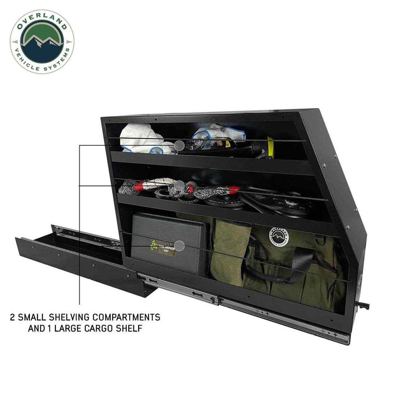Highline Slide Out Camping Storage System Overland Vehicle Systems-7