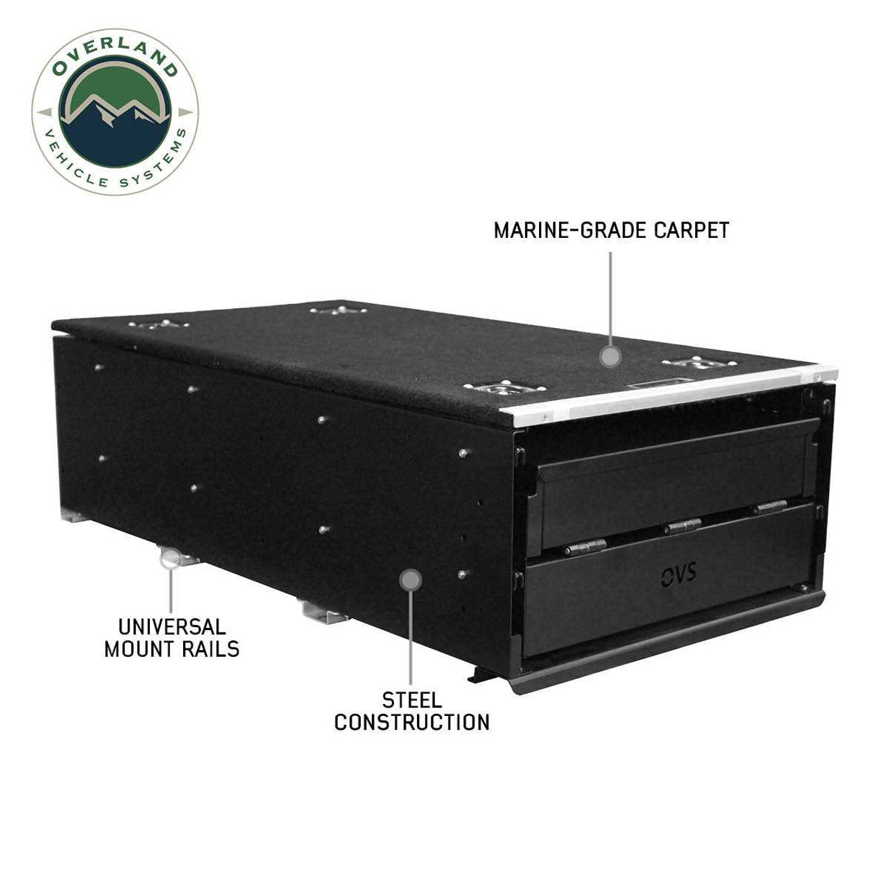 Overland Vehicle Systems Cargo Box Kitchen With Slide Out, Storage Box and Cooking Area Overland Vehicle Systems