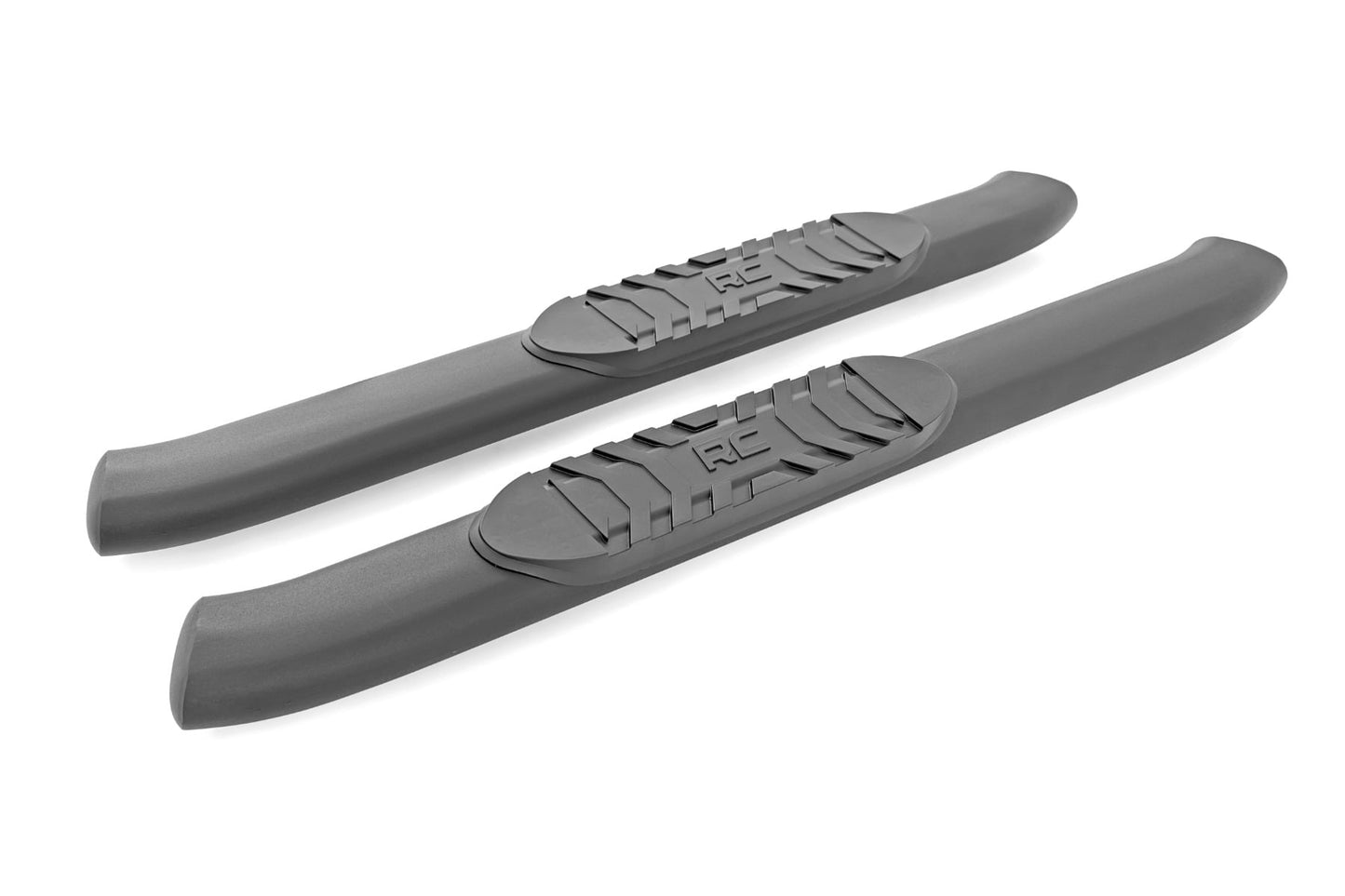 Oval Nerf Steps 2-Door Black Ford Bronco (2 Door) 4WD (2021-2025) Rough Country-4