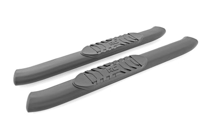 Oval Nerf Steps 2-Door Black Ford Bronco (2 Door) 4WD (2021-2025) Rough Country-4