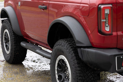 Oval Nerf Steps 2-Door Black Ford Bronco (2 Door) 4WD (2021-2025) Rough Country-5