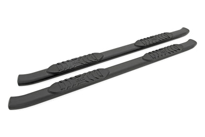 Oval Nerf Step Double Cab Black Toyota Tacoma 2WD/4WD (2024-2026) Rough Country-3