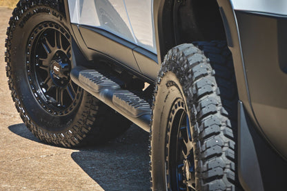 Oval Nerf Steps Black Toyota Land Cruiser 4WD (2024-2026) Rough Country-2