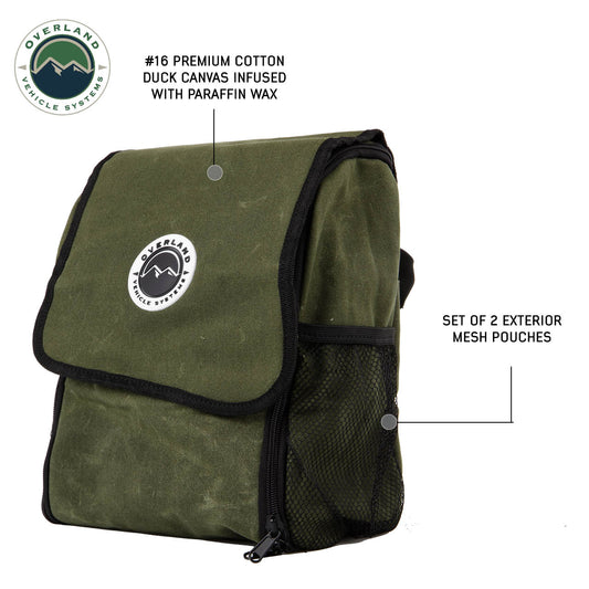 Organize With Wax Canvas Overnight Bag Overland Vehicle Systems-1