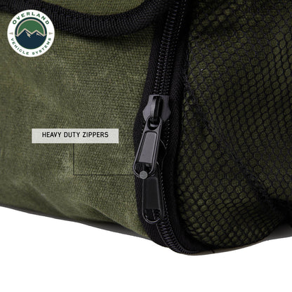 Organize With Wax Canvas Overnight Bag Overland Vehicle Systems-2