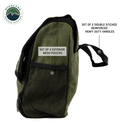 Organize With Wax Canvas Overnight Bag Overland Vehicle Systems-3