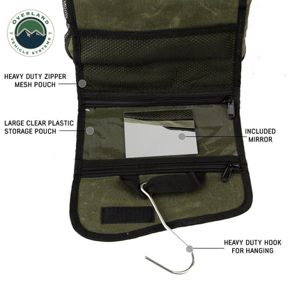 Organize With Wax Canvas Overnight Bag Overland Vehicle Systems-5