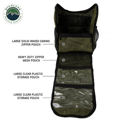 Organize With Wax Canvas Overnight Bag Overland Vehicle Systems-6