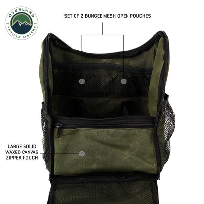 Organize With Wax Canvas Overnight Bag Overland Vehicle Systems-7