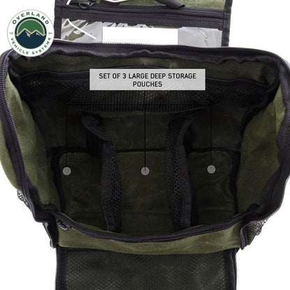 Organize With Wax Canvas Overnight Bag Overland Vehicle Systems-8