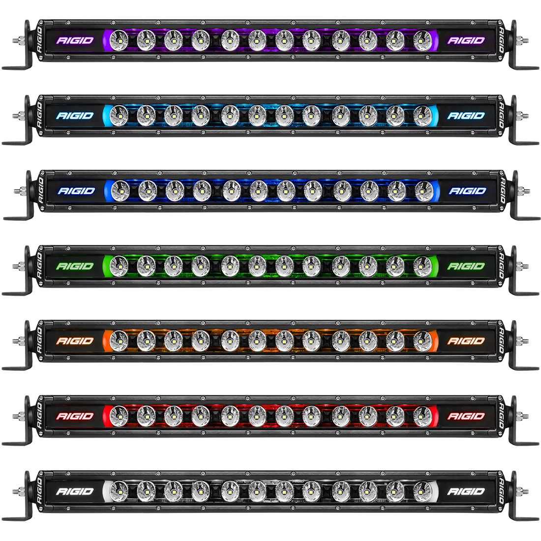 Rigid Industries Radiance Plus SR-Series LED Light 8 Option RGBW Backlight RIGID