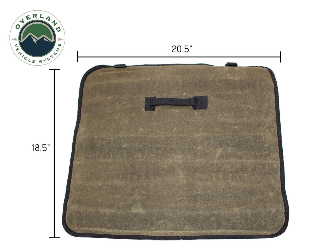 Overland Vehicle Systems Rolled Socket Organizer Storage Bag - #16 Waxed Canvas Overland Vehicle Systems