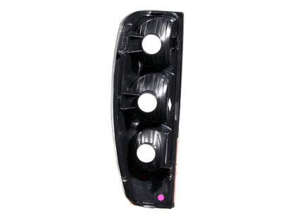 Tail Light Set Clear Lens Black Housing Pair Colorado/Canyon 2004-2012 AnzoUSA-1