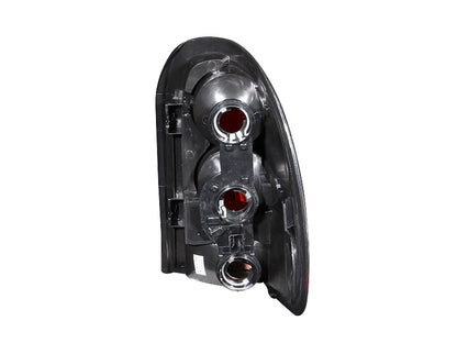 Tail Light Set Clear Lens Black Housing Pair Chrysler Town & Country 1996-2000, Dodge Caravan 1996-2000, Dodge Durango 1998-2003, Plymouth Voyager 1996-2000 AnzoUSA-1