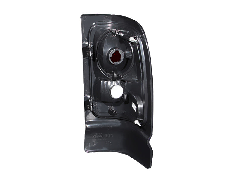 Tail Light Set Clear Lens Black Housing Pair Dodge Ram 1500 1994-2001, 2500/3500 1994-2002 AnzoUSA-1