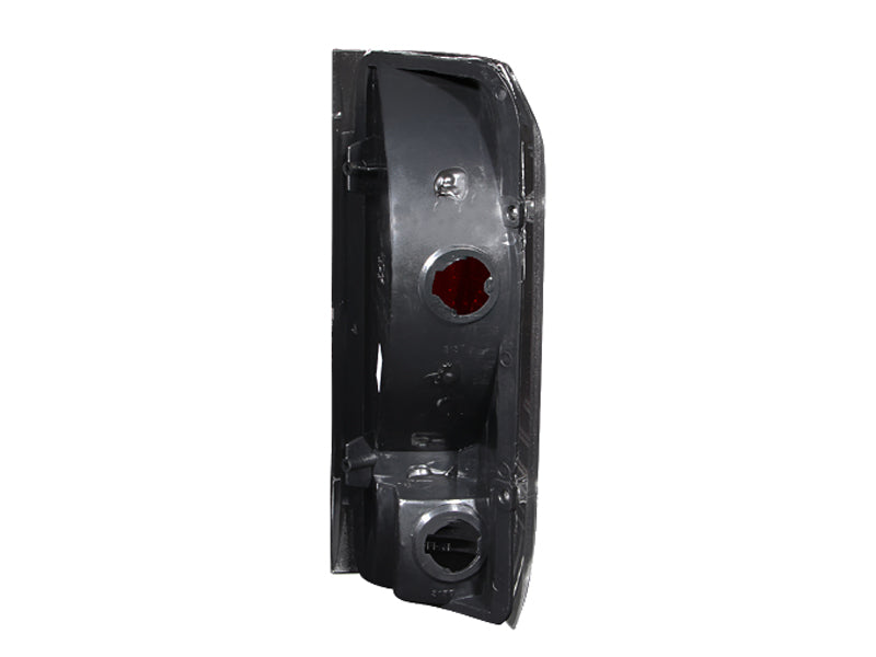 Tail Light Set Red/Clear Lens Chrome Housing Pair Does Not Fit F-250 Light Duty Models Ford Bronco 1988-1996, Ford F-150/F-250 1987-1996, Ford F-250 HD 1997, Ford F-350 1989-1998 AnzoUSA-1