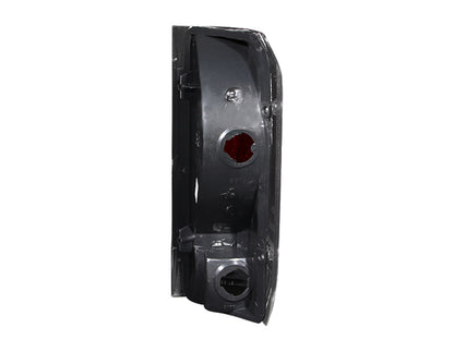 Tail Light Set Red/Clear Lens Chrome Housing Pair Does Not Fit F-250 Light Duty Models Ford Bronco 1988-1996, Ford F-150/F-250 1987-1996, Ford F-250 HD 1997, Ford F-350 1989-1998 AnzoUSA-1