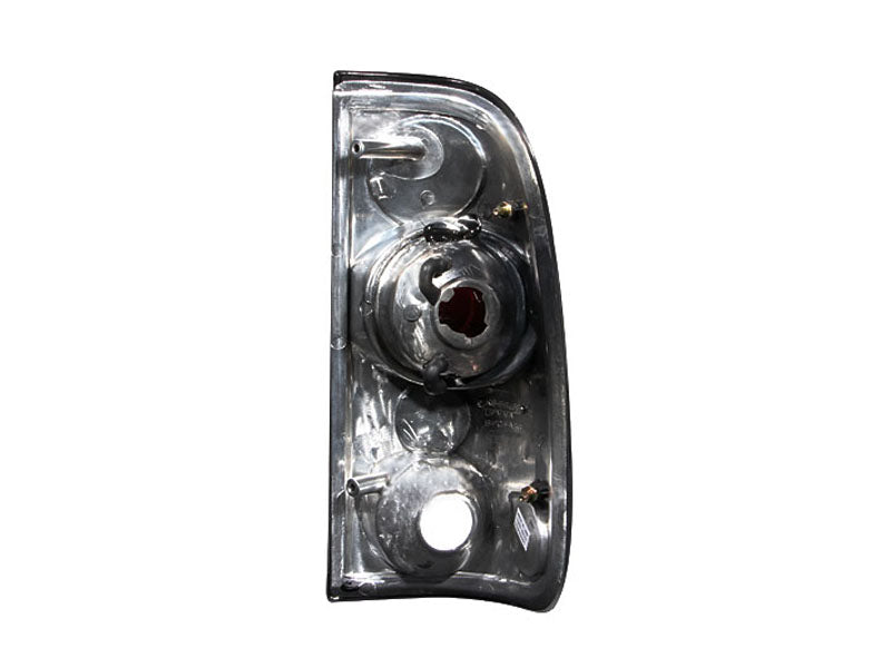 Tail Light Set Clear/Red Lens Carbon Housing Pair Does Not Fit Super Crew Models Ford F-150 1997-2003 Ford F-250 1997-1999, Ford F-250/F-350 Super Duty 1999-2007 AnzoUSA-1