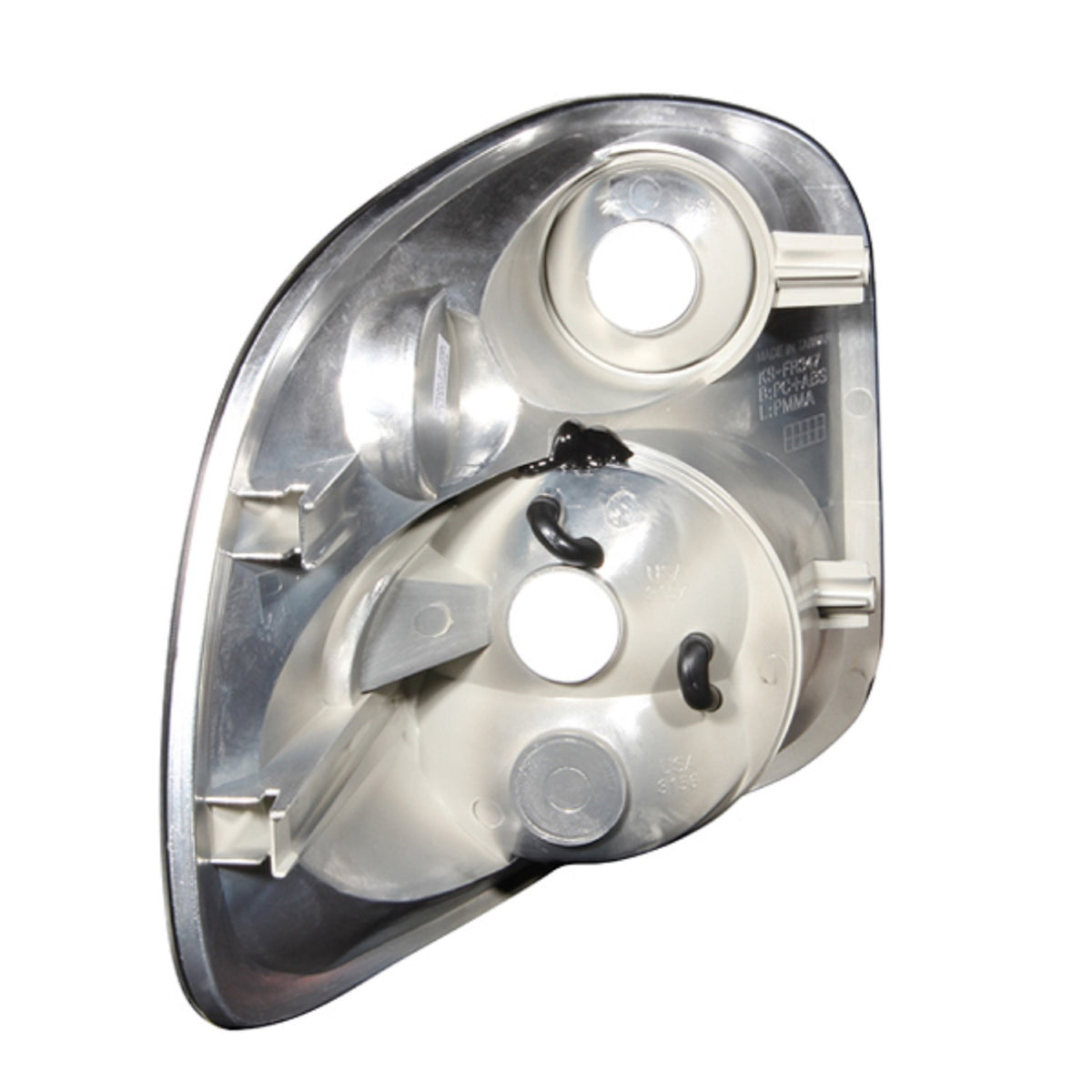 Tail Light Set Clear Lens Chrome Housing Pair Does Not Fit Fleetside Models Ford F-150 2001-2003, Ford F-150 Heritage 2004 AnzoUSA-1