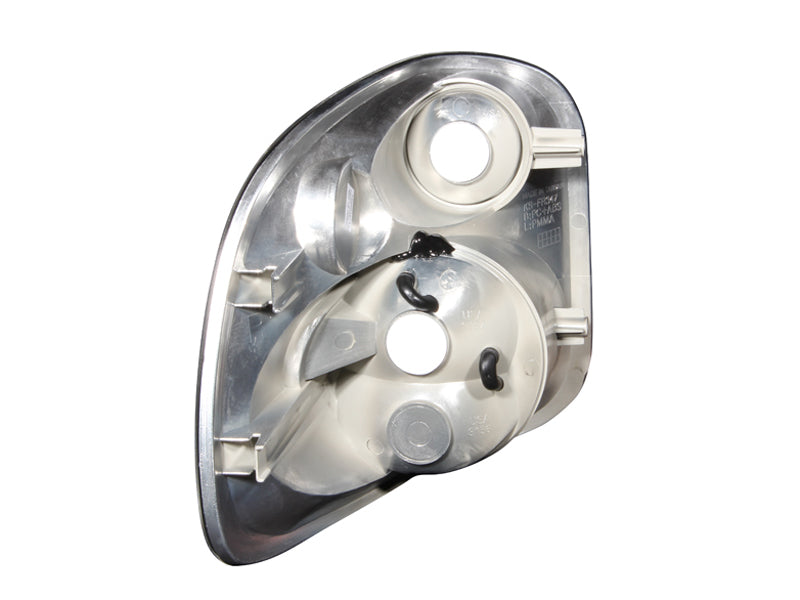Tail Light Set Clear Lens Black Housing Pair Does Not Fit Fleetside Models Ford F-150 1997-2000 AnzoUSA-1