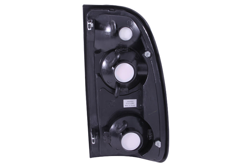 Tail Light Set Clear Lens Black Housing Pair Regular And Access Cab Models Only Toyota Tundra 2000-2006 AnzoUSA-1
