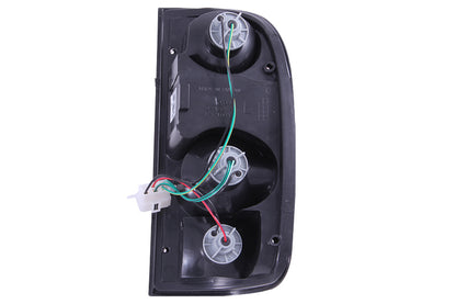 Tail Light Set Clear Lens Black Housing Pair Toyota Tacoma 1995-2000 AnzoUSA-1
