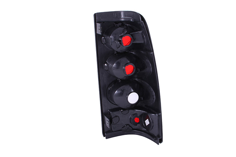 Tail Light Set Smoke Lens Pair Does Not Fit 3500 Series Or Stepside Models Chevrolet Silverado 1500/1500 HD/2500 HD/3500 2003-2007, 2500 2003-2006 AnzoUSA-1
