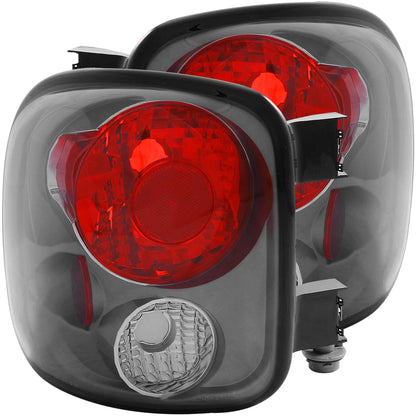 Tail Light Set Smoke Lens Pair Does Not Fit Fleetside Models Silverado/Sierra 1500 1999-2004 AnzoUSA