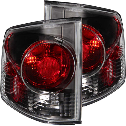 Tail Light Set Dark Smoke Lens 3D Style Pair S10/Sonoma 1994-2004 AnzoUSA