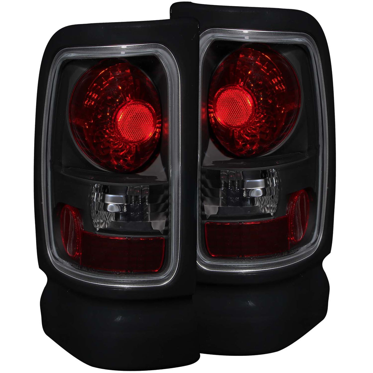 Tail Light Set Dark Smoke Lens Pair Dodge Ram 1500 1994-2001, 2500/3500 1994-2002 AnzoUSA