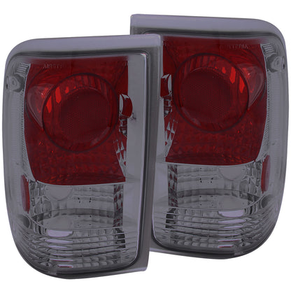 Tail Light Set Smoke Lens Pair Ford Ranger 1993-1997 AnzoUSA