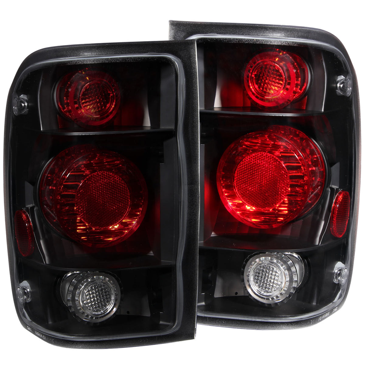 Tail Light Set Dark Smoke Lens G2 Pair Does Not Fit Splash, Or Stepside Models, XLT Ford Ranger 1998-2000 AnzoUSA