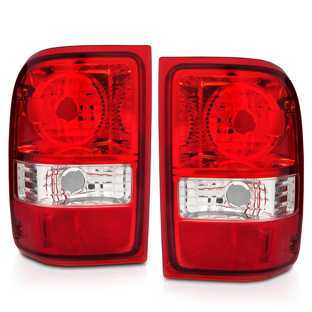 Tail Light Set Red/Clear Lens Pair (OE Replacement) Ford Ranger 2001-2011 AnzoUSA-1