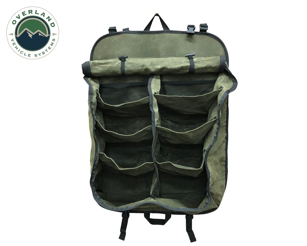 Overland Vehicle Systems Camping Gear Storage Bag - #16 Waxed Canvas Overland Vehicle Systems