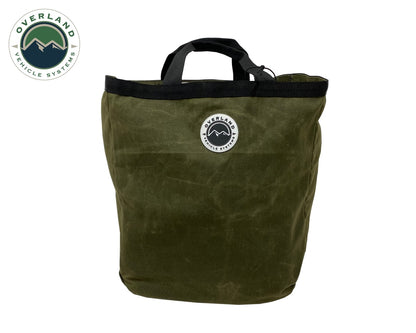 Waxed Canvas Tote Bag 21159941 Tote Bag #16 Overland Vehicle Systems-1