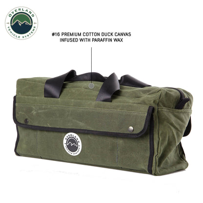 Organize With Wax Canvas Small Duffle Bag Overland Vehicle Systems-1
