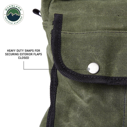 Organize With Wax Canvas Small Duffle Bag Overland Vehicle Systems-3