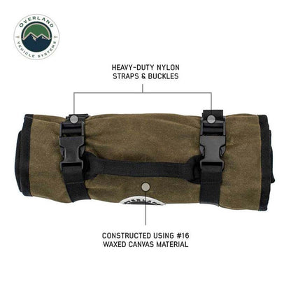 Small Wrench Tool Roll (12 Slot) Number 16 Waxed Canvas Overland Vehicle Systems-7