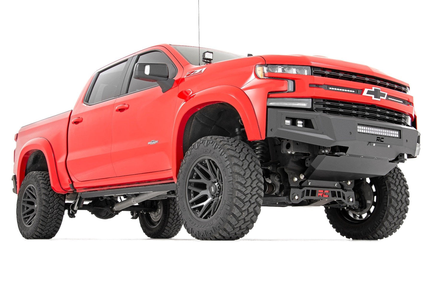 6 Inch Lift Kit Mono Leaf Rear Diesel Chevy Silverado 1500 4WD (22-24) Rough Country-1