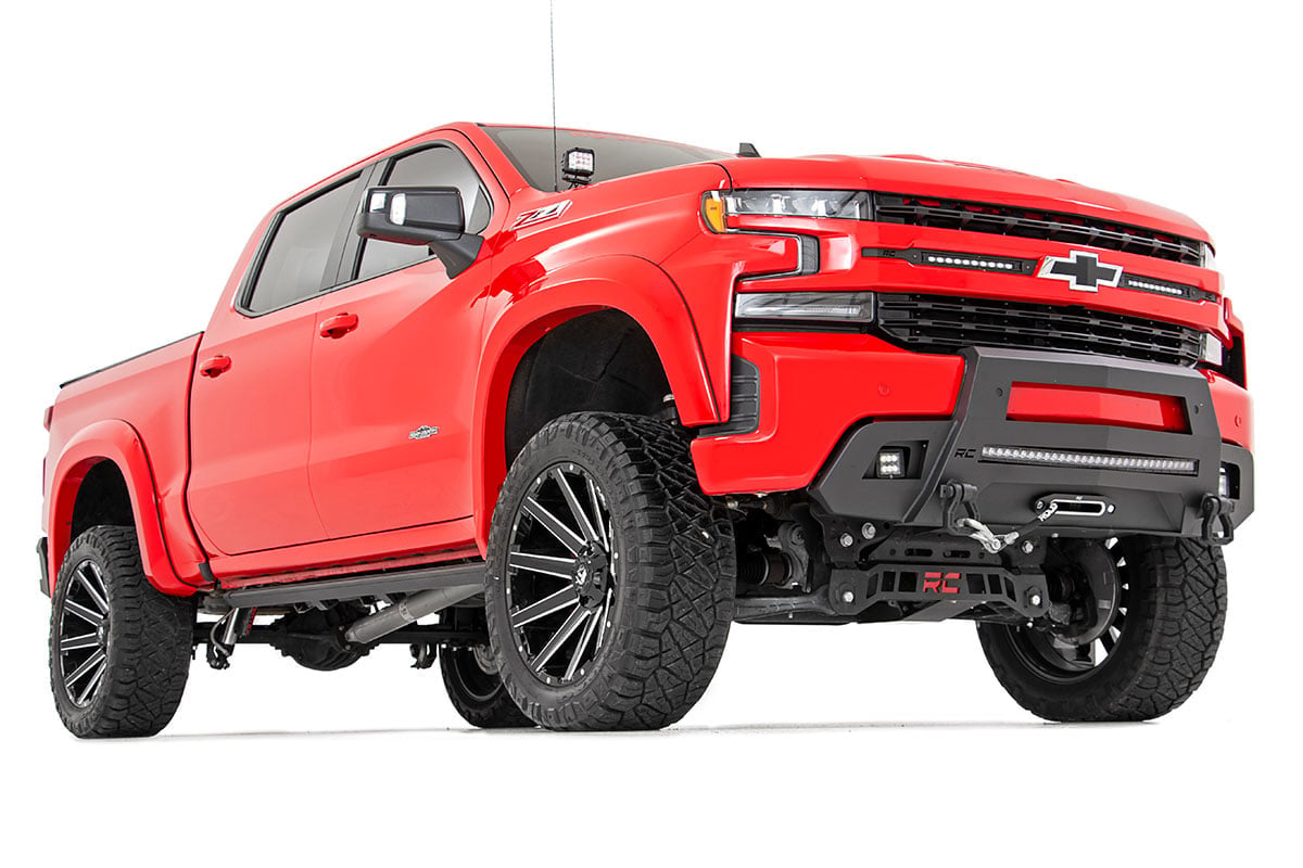6 Inch Lift Kit Mono Leaf Rear Chevy Silverado 1500 4WD (2022-2024) Rough Country-5