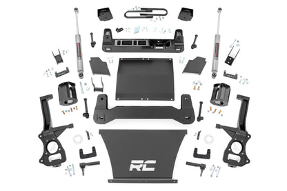 6 Inch Lift Kit Mono Leaf Rear Chevy Silverado 1500 4WD (2025-2026) Rough Country