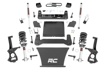 6 Inch Lift Kit Mono Leaf Rear M1 Struts/M1 Chevy Silverado 1500 (22-24) Rough Country