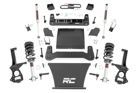 6 Inch Lift Kit Mono Leaf Rear M1 Struts/M1 GMC Sierra 1500 (25-26) Rough Country