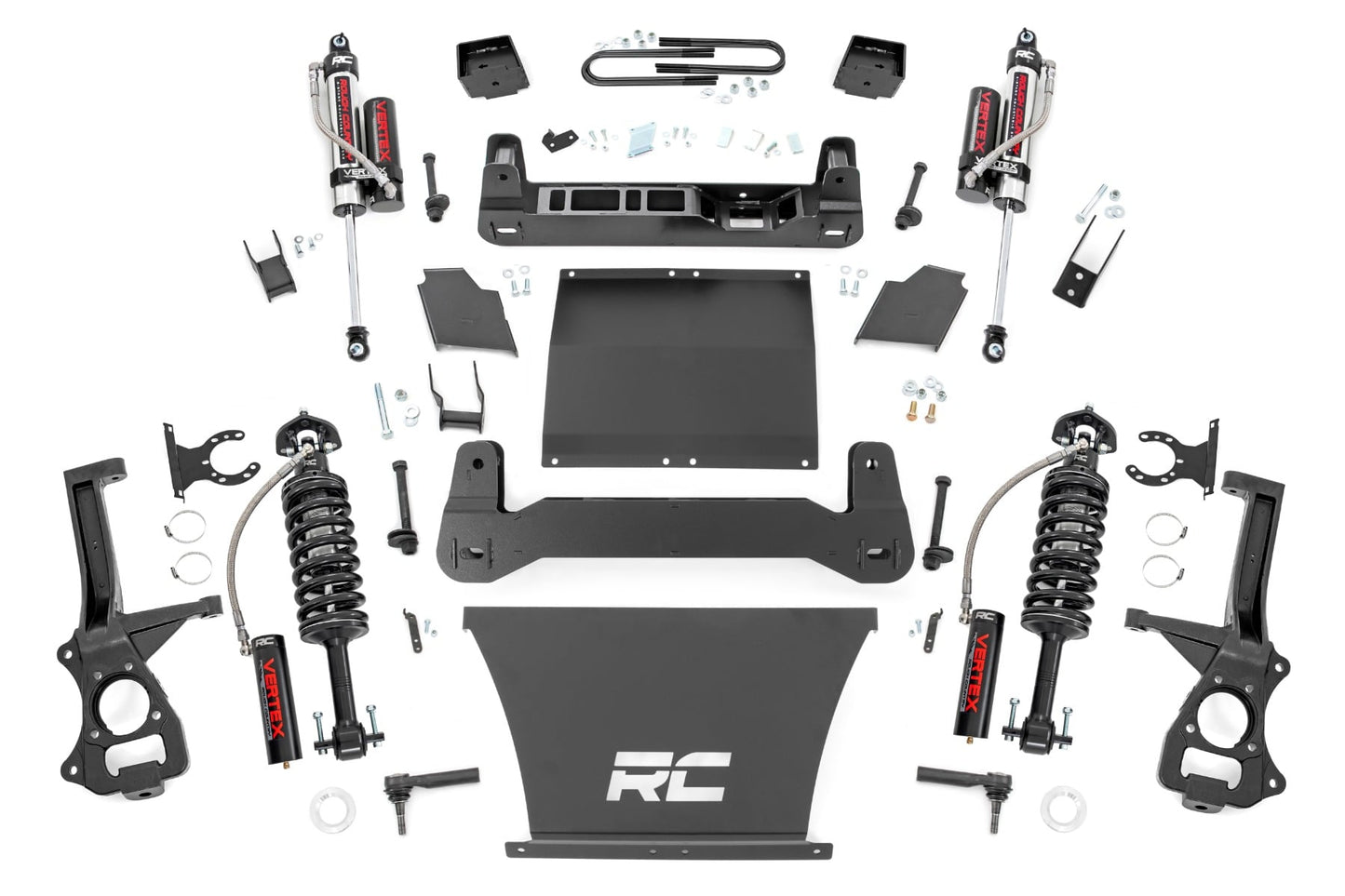 6 Inch Lift Kit Mono Leaf Rear Vertex Chevy Silverado 1500 4WD (25-26) Rough Country