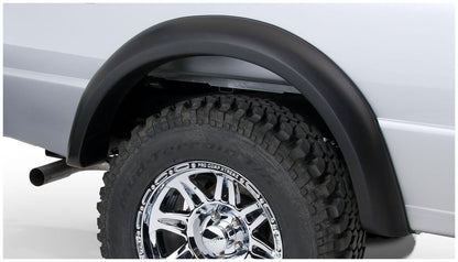 Black Extendafender Style Smooth Finish 4-Piece Fender Flare Set For 1993-2011 Ford Ranger Bushwacker-1